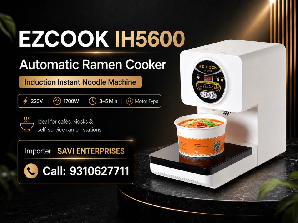 EZCOOK IH5600 Automatic Ramen Cooker Imported by SAVI Enterprises