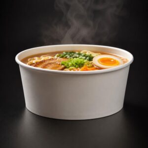 Ramen Induction Paper Bowl 1200 CC | Heat Compatible Disposable Bowl for EZCook Machines, Cafes & Restaurants | 300 p/box